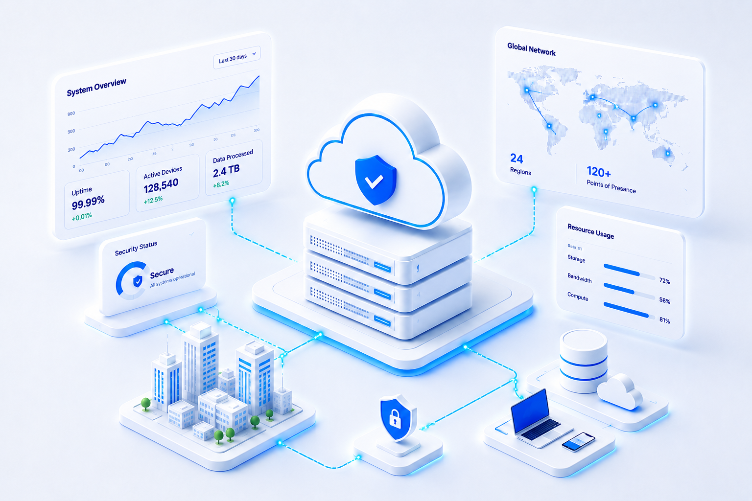 Global Cloud Infrastructure Data Center Distribution Network